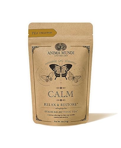 Anima Mundi Apothecary Calm Stress Relief Tonic Tea - Loose Herba...
