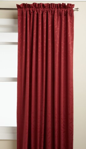 Cortinas de salón granate lisas de Lorena Casa Modas para decoración textil 2