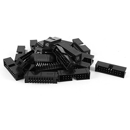 Aexit 20 Pcs Conectores cabezal ISP 20 pines 2.54mm miniatura 1