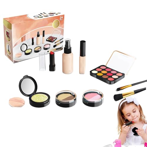 Kit de Maquillaje para niños para niñas, Juego de cosméticos de Juego de simulación | Juego de Maquillaje para niños | Los niños simulan Juguetes cosméticos para el hogar, la guardería y la guardería