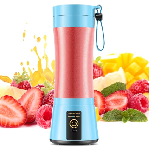 Image of Cordless Personal Size Portable Blender - 380Ml Blender Smoothies and Shakes, BPA Free Traveling Juice Cup with Powerful Blending, Freshly Squeezed in Sports /Travel /Home