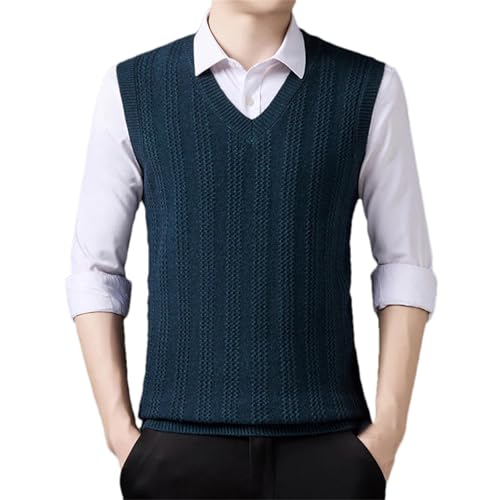Mnjyihy Men's Lightweight Sweater Vest Fall Winter V-Neck Sleeveless Sweaters Knit Pullovers Vests