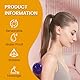 Igelball Massageball Set, Spiked Massage Ball Hart, Premium Massageball Set, Massagebälle mit Noppen,für Rücken Beine Füße Hände, Stress Reflexzonen, 3er Igelball