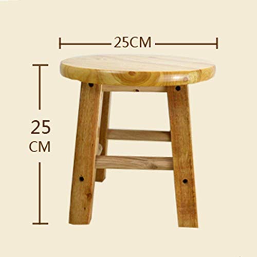 Tabouret de ménage en chêne pour changer de chaussures confortablement