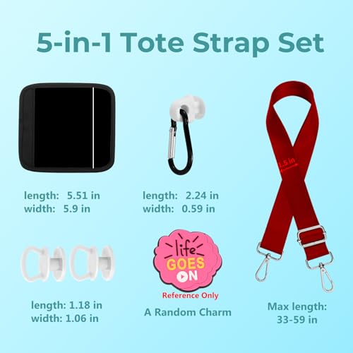 Image of Strap Wrap Clips Buttons Charm Accessories for Bogg Bag