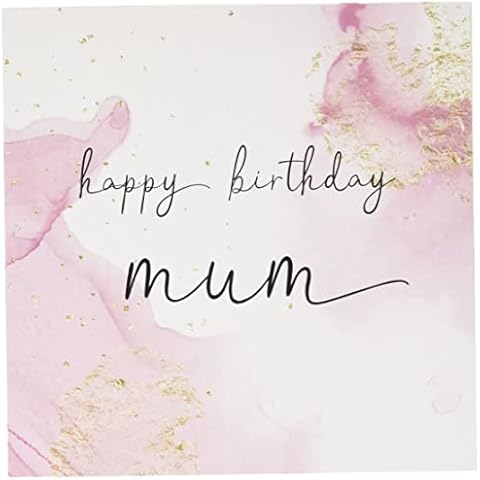 Wuzci Happy Birthday Mum Greeting Card Cover