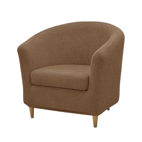 Funda elástica Universal for sillón, Funda elástica for sillón de Club, sofá Lavable suavesofá Individual, Resistente a Las Manchas(Dark Brown)