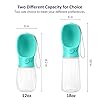 WePet-Portable-Dog-Water-Bottle-12-OZ-Leak-Proof-Puppy-Water-Dispenser-with-Drinking-Feeder-for-Pets-Outdoor-Walking-Hiking-Travel-Food-Grade-Plastic Portable Dog Water Bottle