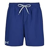 Under Armour Men's Standard Compression Lined Volley, Swim Trunks, Shorts with Drawstring Closure & Elastic Waistband, Blue Mirage TIE DYE