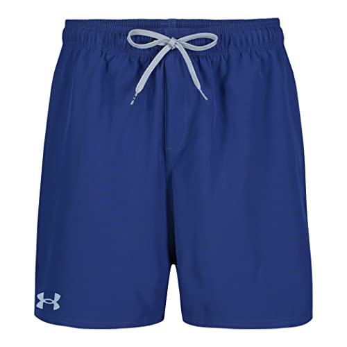 Image of Under Armour Mens Compression Lined Volley Swim Trunks, UPF 50+ Sun Protection, Drawstring Closure & Elastic Waistband