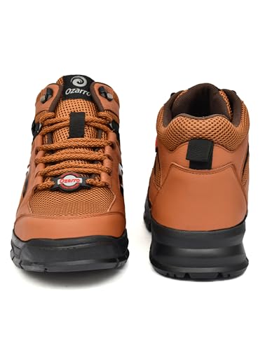 Image of Ozarro Steel Toe Safety Work Shoes | Premium Industrial | Anti-Slip & Steel Toe | Durable Construction | Comfortable Industrial Safety Shoes for Mens (S4463)