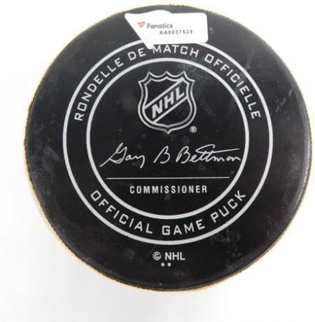 2019 Arizona Coyotes vs. Anaheim Ducks Game Used Puck 3-5-19 - NHL Unsigned Game Used Pucks