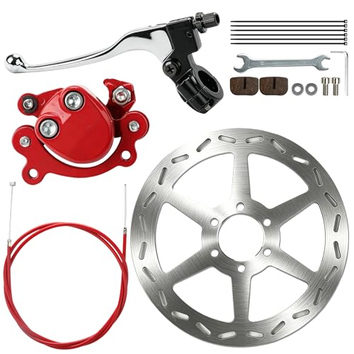 JINGKE Mini Bike Brake Lever 180mm Disc Brake Rotor and