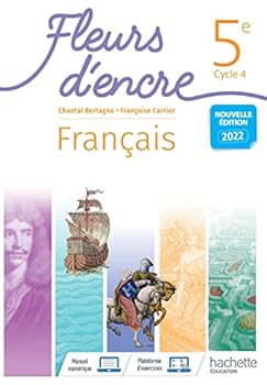 Hardcover Fleurs d'encre Français Cycle 4/5e - Livre élève - Ed. 2022 [French] Book