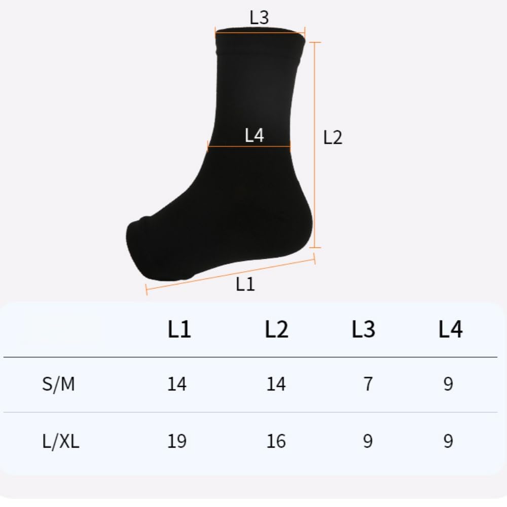 MEIION Santellia NeuroMarche+ - Chaussettes de Compression Neuro-Apaisantes.pour homme et femme, soutiennent les chevilles