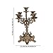 Abaodam Metal Candle Holder 5 Arms Candle Stand for Christmas Wedding Centerpiece Holiday Party Candelabra Decoration 12 inch