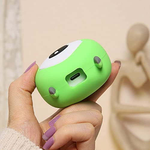 Image of J'TTON Case Cover for 18W /20W iPhone Adapter & USB-C Cable | Cute 3D Cartoon Character (Green Monster)