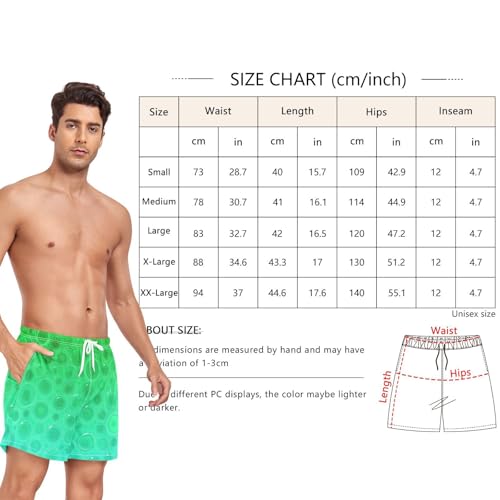 Short extensible de plage pour homme résistant à l'eau avec imprimé complet - 5
