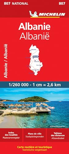 Albania 1:100.000: wegenkaart: 807