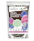 GARDENWISE Slow Release Hydrangea Fertilizer with Iron & Sulfur – Indoor & Outdoor Soil Acidifier for Miracle Growth (1/2 qt)