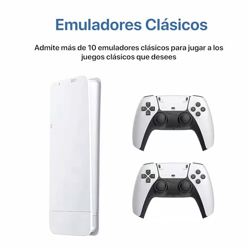 Consola Retro M15 PRO 4K HDMI con 20,000 Juegos Clasicos | 64 GB | 2 Mandos Inalámbricos | 2 Jugador