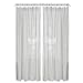 Elrene Home Fashions 26865638820 Juvenile Tween Tab Top Sheer Single Panel Window Curtain Drape, 52" x 84", White, 50" x 84",