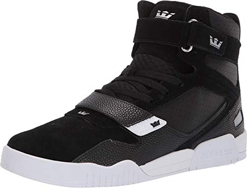 Supra Unisex Breaker Hohe Sneaker, Schwarz (Black/Silver-White...