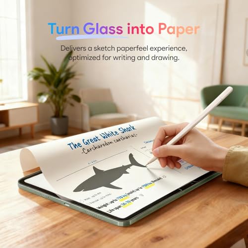 KCT 2 Pack Paperfeel Glass Screen Protector Compatible with iPad Air 13 Inch M4/M3/M2 (2026/2025/2024), Matte Surface, Tempered Glass with Bubble-Free Installation Tray by KCT - Image 4