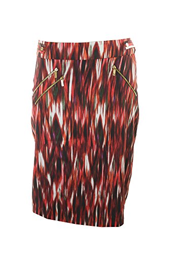 Calvin Klein Women's Printed Woven Skirt with Zip