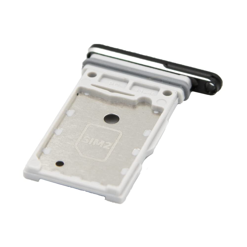 MMOBIEL Doppio Vassoio Carta SIM Compatibile con Samsung Galaxy S22 5G - 6.1 inch - 2022 - Porta Scheda SIM - Inclusa guarnizione di gomma e Sim Pin - Nero