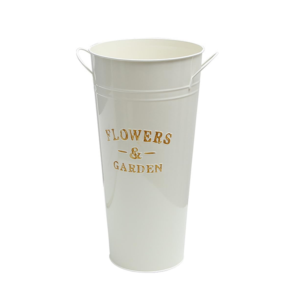 Seau à fleurs en fer forgé 35cm : dites adieu aux pots en plastique sans charme