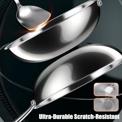 Titanium Wok, sartén de titanio puro para cocinar miniatura 5