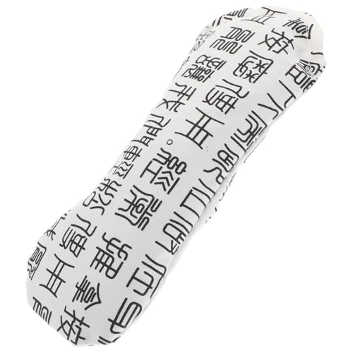 IWOWHERO Coussin de Massage des Yeux à Base D’Armoise Oreiller Lesté Apaisant en Tissu Doux Masque Chauffant pour Soulager les Yeux Secs et Fatigués pour Sommeil Yoga et