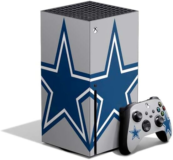Skinit Decal Gaming Skin Compatible with Xbox Series X Bundle - Officially Licensed NFL Dallas Cowboys Design