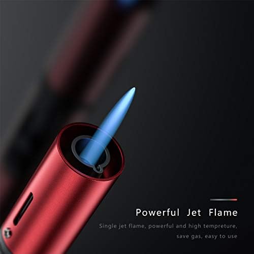 VVAY Jet Flame Torch Fire Ignition lighter Gas Butane Refillable,Long Reach Lighter for Candle BBQ, Stove, Kitchen Cooker, Hobs (Sold without Gas)