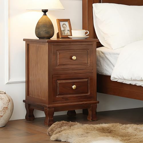 Table de chevet en bois compacte pour optimiser une petite chambre - 2