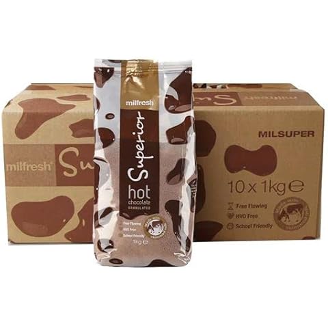 Milfresh Superior Granulated Vending Hot Chocolate 1kg (10) Cover