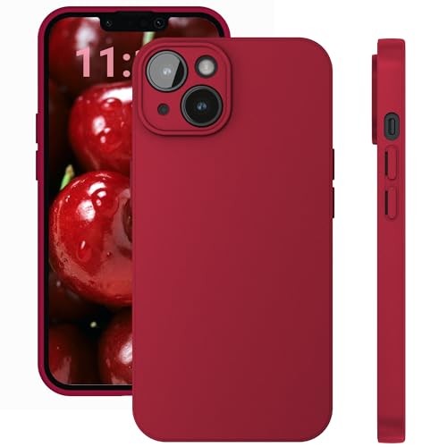 Ya en manzanajugosa.com: ELEVAVIDA Funda Protectora para Apple iPhone 14 roja Mate de TPU, Protección para cámaras y contra caídas, Resistente a los arañazos, Carcasa roja Mate Delgada para Apple iPhone 14