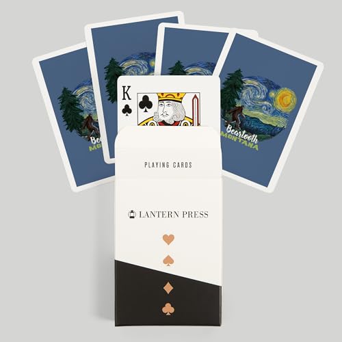 Lantern Press Baraja Poker 52 Cartas Estrella Nocturna miniatura 6