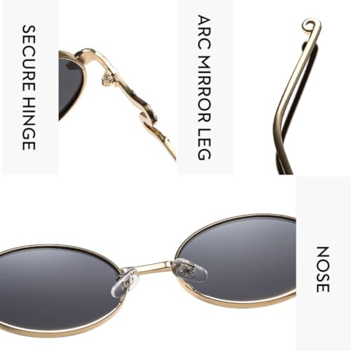Lunettes de soleil rondes punk pour vos sorties estivales