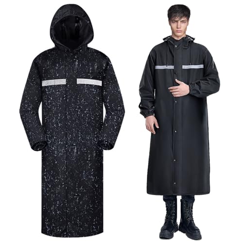 impermeable negro Marca Meryado