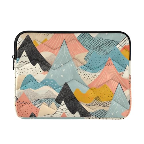 Funda para portátil 13-14 pulgadas patrón montañas impermeable