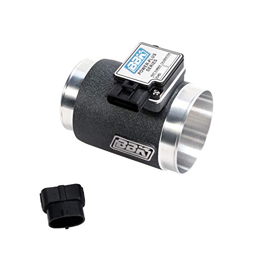 BBK 8003 76mm Mass Air Flow Meter MAF Sensor Calibrated For 24 lb Injectors, Factory Air Box Calibration for Ford Mustang 5.0L