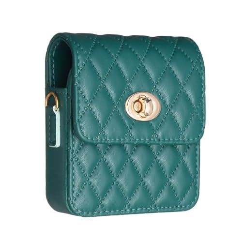 Custodia per la Del Telefono Motorola Razr 60 Mini Borsa per + Per con cordino-Verde elegante