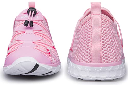 Image of DOUSSPRT Women's Water Shoes Quick Drying Aqua Sneakers Beach Sandals Pink Size 8, Pink 219