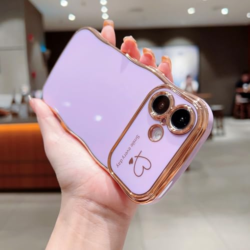 IDweel Luxury Cute Slim Durable for iPhone 17 for Women Girls, Purple - image 4