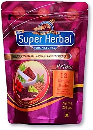 Prime Silky Shikakai -250gms(pack of 2) Natural and Organic shikakai Shampoo Powder