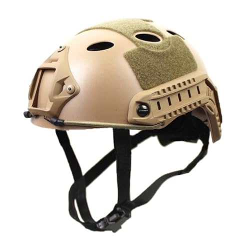 PJ Tactical Paintball Airsoft Helmet Fast Military Helmet with NVG Bracket and Side Guide Rail by LEJUNJIE - Used condition - US$21.93