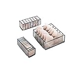 GBXPQEC Houseware Underwear Organizer Foldable Underwear Storage Divider Boxes Underwear Storage Bag...