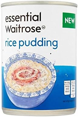 Rice Pudding essential Waitrose 400g - Pack of 4